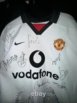 Ronaldo Nike Manchester United 2002 2003 Away Signed Shirt