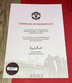 Ronaldo & Squad Signed Manchester United Shirt with MUFC Hologram COA #36677