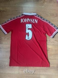 Ronnie Johnsen Signed Manchester United Shirt Legend Autograph