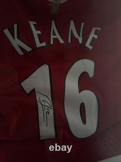 Roy Keane Manchester United Signed Shirt