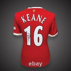 Roy Keane Manchester United Signed Shirt Private Signing £199