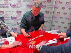 Roy Keane Signed Manchester United Football Shirt Comes With Coa & See Proof