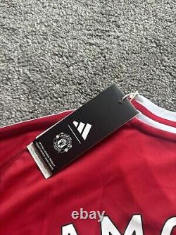 Ruben Amorim #1 Signed Manchester United Shirt with COA Adidas Authentic