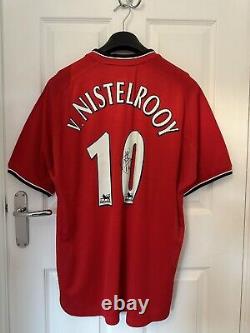 Ruud van nistelrooy signed Manchester United Shirt 2001