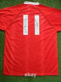 Ryan Giggs #11 Hand Signed Manchester United 1990-1992 Football Shirt Autograph