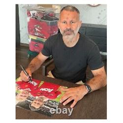 Ryan Giggs And Paul Scholes Signed Manchester United Football Photo