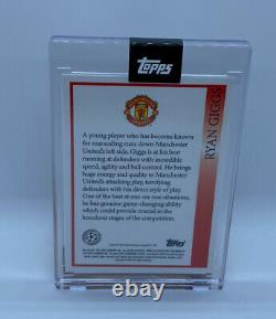 Ryan Giggs Lost Rookie Topps Auto /49 Signed Cards Manchester United