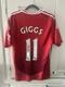 Ryan Giggs Manchester United Beckett Authenticated Signed Shirt