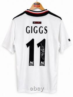 Ryan Giggs Manchester United Hand Signed Shirt with COA & Photo Proof