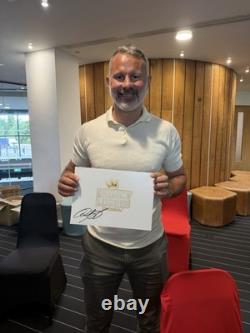 Ryan Giggs Manchester United Hand Signed Shirt with COA & Photo Proof