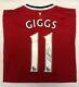 Ryan Giggs Number 11 Signed Manchester United Shirt + COA