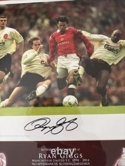 Ryan Giggs Signed 23 X 16 Manchester United 1999 Fa Cup Framed Photo Coa