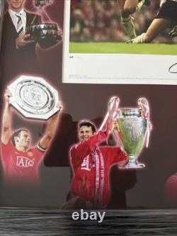 Ryan Giggs Signed 23 X 16 Manchester United 1999 Fa Cup Framed Photo Coa