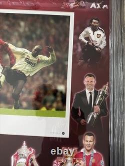 Ryan Giggs Signed 23 X 16 Manchester United 1999 Fa Cup Framed Photo Coa