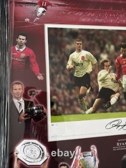 Ryan Giggs Signed 23 X 16 Manchester United 1999 Fa Cup Framed Photo Coa
