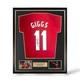 Ryan Giggs Signed Framed Manchester United Shirt European Cup 1999 Champions