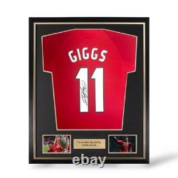 Ryan Giggs Signed Framed Manchester United Shirt European Cup 1999 Champions