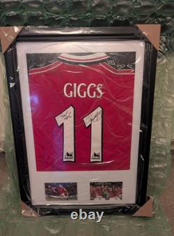 Ryan Giggs Signed Manchester United 1998/00 Home Shirt Framed