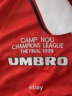 Ryan Giggs Signed Manchester United 1999 Champions League Final Shirt BNWT L
