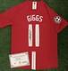 Ryan Giggs Signed Manchester United 2008 UCL Shirt with EXACT PHOTO PROOF & COA