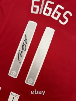 Ryan Giggs Signed Manchester United 2008 UCL Shirt with EXACT PHOTO PROOF & COA