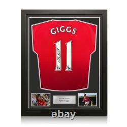 Ryan Giggs Signed Manchester United 2024-25 Football Shirt. Standard Frame