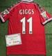 Ryan Giggs Signed Manchester United 98/99 Treble Winners EXACT VIDEO PROOF & COA