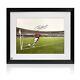 Ryan Giggs Signed Manchester United Football Photo Corner. Framed