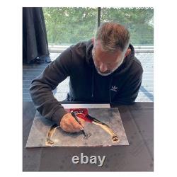 Ryan Giggs Signed Manchester United Football Photo UCL Winner. Framed