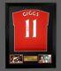Ryan Giggs Signed Manchester United Football Shirt In A Framed Presentation