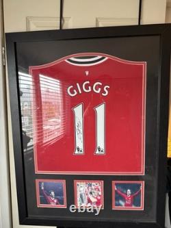 Ryan Giggs Signed Manchester United Shirt With COA