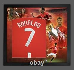 SIGNED CRISTIANO RONALDO Champions League 2008 MANCHESTER UNITED Shirt £349