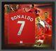 SIGNED CRISTIANO RONALDO Deluxe Montage Frame 2008 MANCHESTER UNITED Shirt £349
