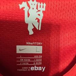 SIGNED MANCHESTER UNITED NIKE AIG HOME SHIRT 07/08 08/09 First Team MAN Players