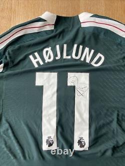 SIGNED MANCHESTER UNITED SHIRT 23/24 Away Match ready Rasmus Hojlund Club Coa