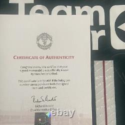 SIGNED MANCHESTER UNITED SHIRT 23/24 Away Match ready Squad Club Coa