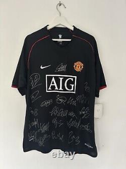 SIGNED Manchester United Away 07/08 Shirt Size XL Brand New With Tags