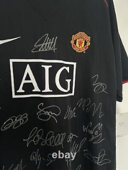 SIGNED Manchester United Away 07/08 Shirt Size XL Brand New With Tags