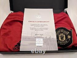 SQUAD SIGNED Manchester United Home Shirt 2019/20 With COA