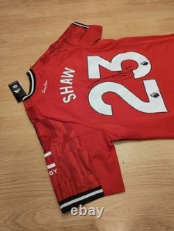 Shaw, Fernandes And Ugarte Signed Manchester United 25/26 Shirt With Proof