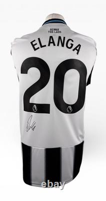 Signed ANTHONY ELANGA Shirt Newcastle United COA Sweden Manchester United