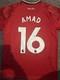 Signed Amad Diallo Manchester United Home Shirt 2025/26