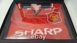 Signed And Framed Eric Cantona FA Cup Final 1996 Shirt Manchester United