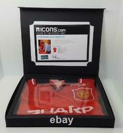 Signed And Framed Eric Cantona FA Cup Final 1996 Shirt Manchester United