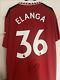 Signed Anthony Elanga Manchester United 22/23 Home Shirt Proof Man Utd U Sweden