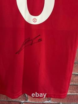 Signed Bruno Fernandes Autographed Manchester United Home Shirt With COA & PROOF