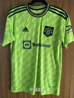 Signed Bruno Fernandes Manchester United Premier League Shirt With Coa Portugal