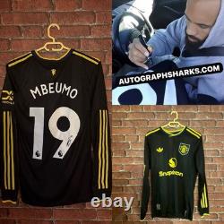 Signed Bryan Mbeumo Manchester United Player Version 3rd Shirt With PROOF & COA
