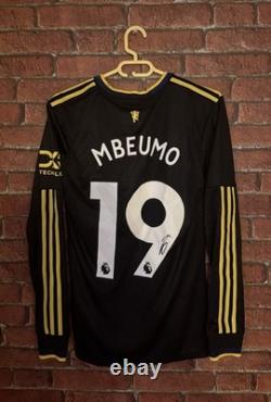 Signed Bryan Mbeumo Manchester United Player Version 3rd Shirt With PROOF & COA