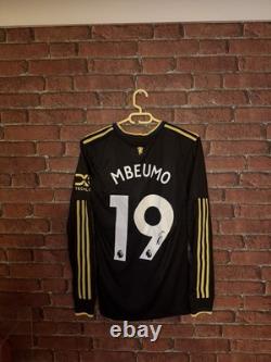 Signed Bryan Mbeumo Manchester United Player Version 3rd Shirt With PROOF & COA